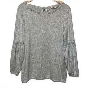 Ann Taylor Loft Bishop Sleeve Sweater Large